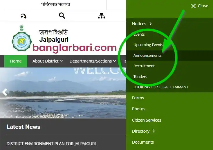 Jalpaiguri Banglar Bari List 2026