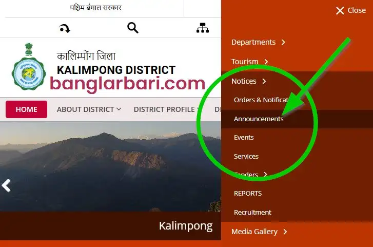 Kalimpong Banglar Bari List 2026